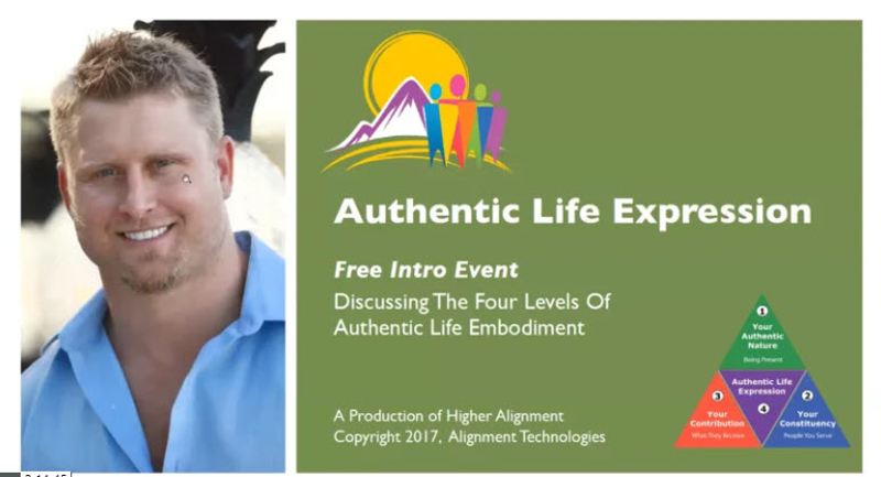 Picture of Authentic Life Expression Free Intro