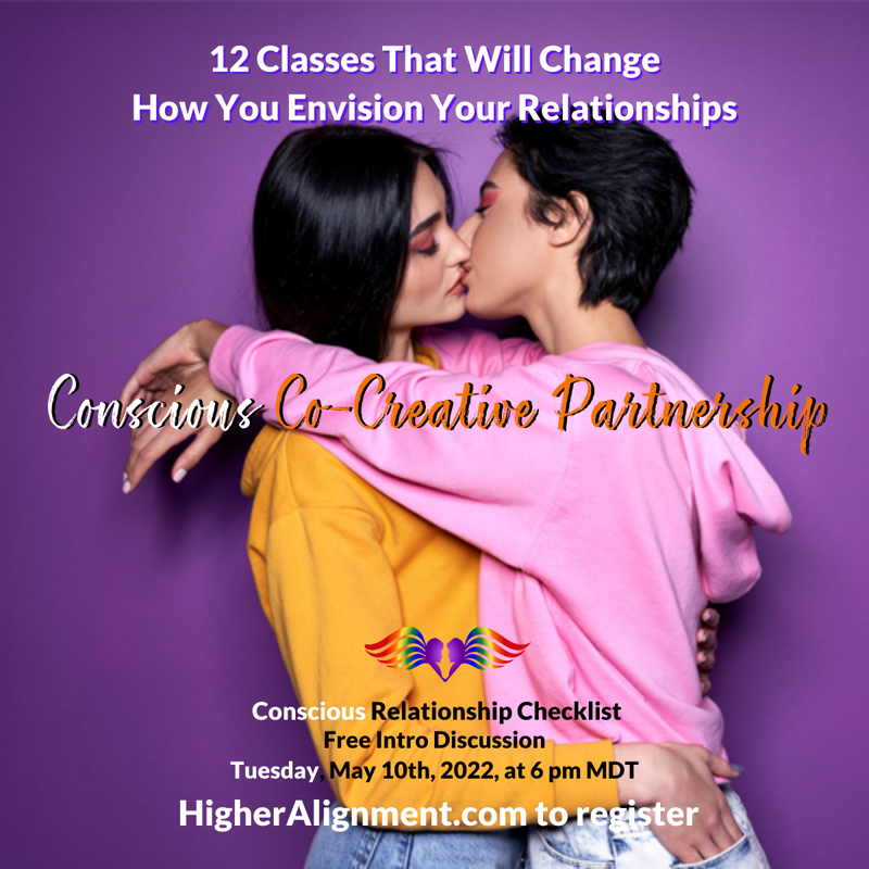 Picture of *Conscious Co-Creative Partnerships* FREE INTRO via Zoom May 10  @ 6 pm MT *