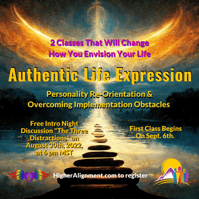 Picture of Authentic Life Expression (ALE), Part 1: Personality Re-orientation 12-week Series on Tuesdays 9/6 -11/22